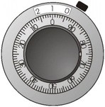 10-оборотная верньерная шкала контроля MS