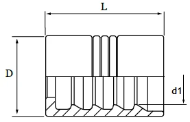 Муфта тяжелая универсальная, требующая зачистки «BP10»