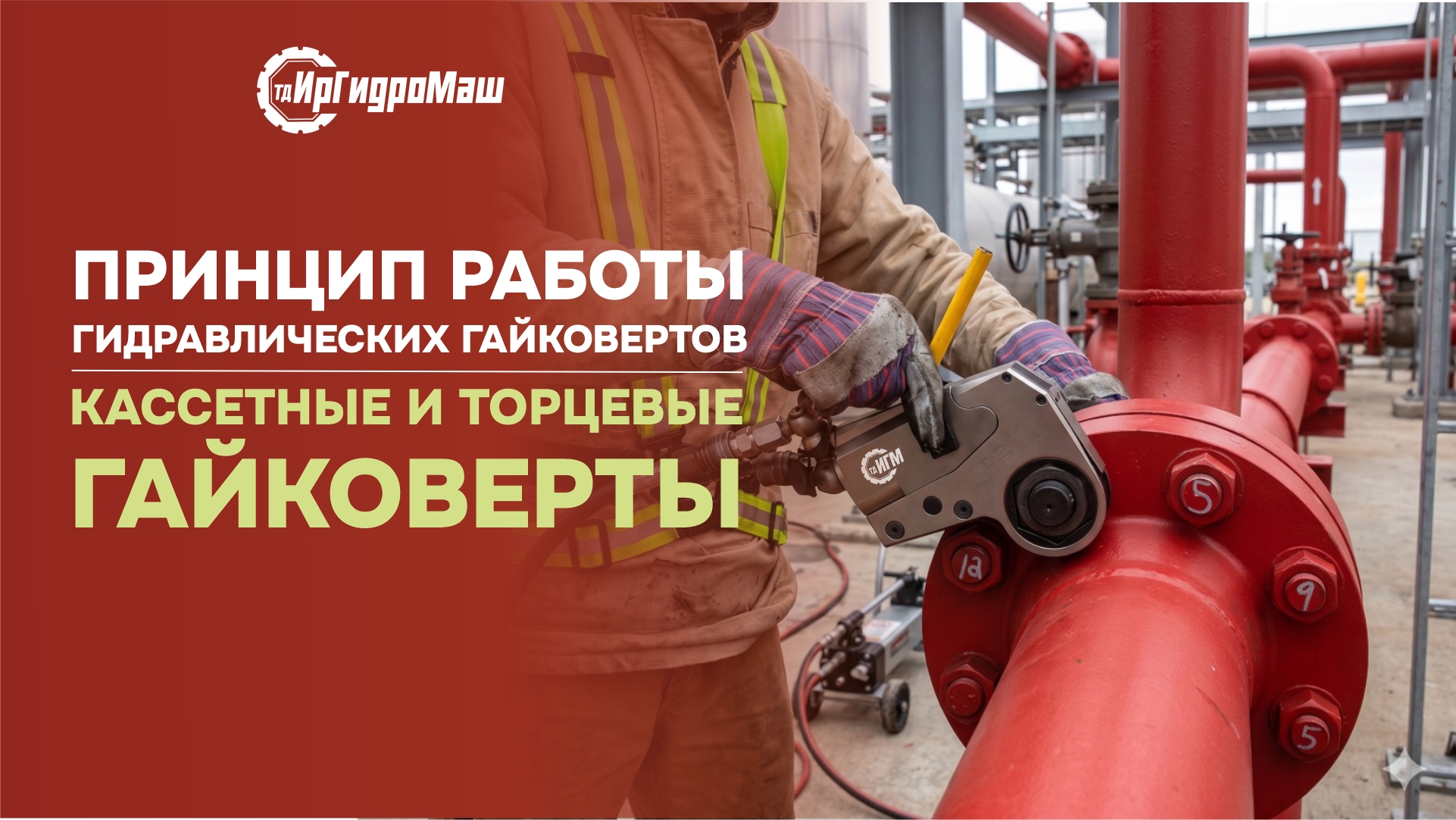 Принцип работы гидравлических гайковертов